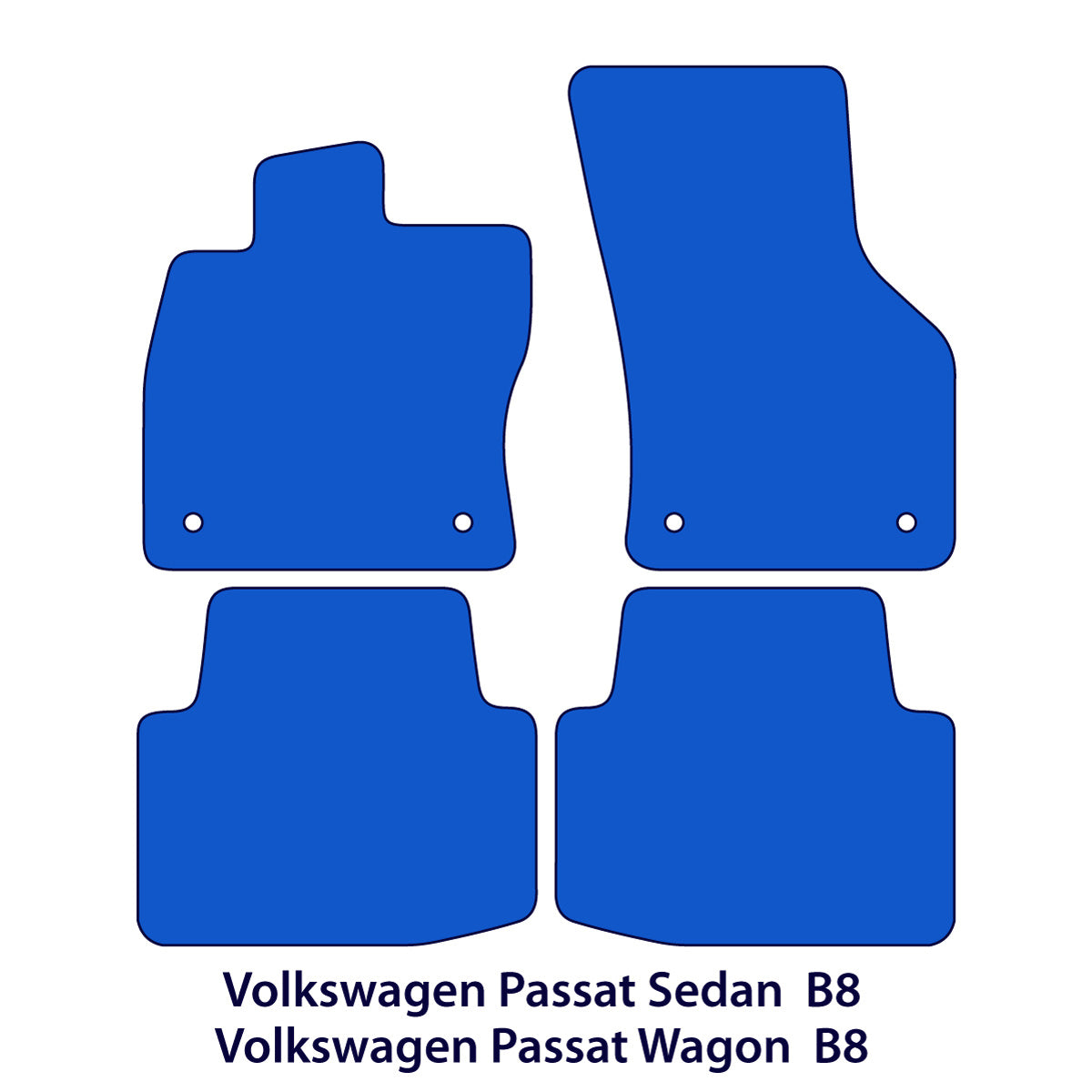 Dywaniki welurowe do Volkswagen Passat 2016-2022 – B8 – Beżowe