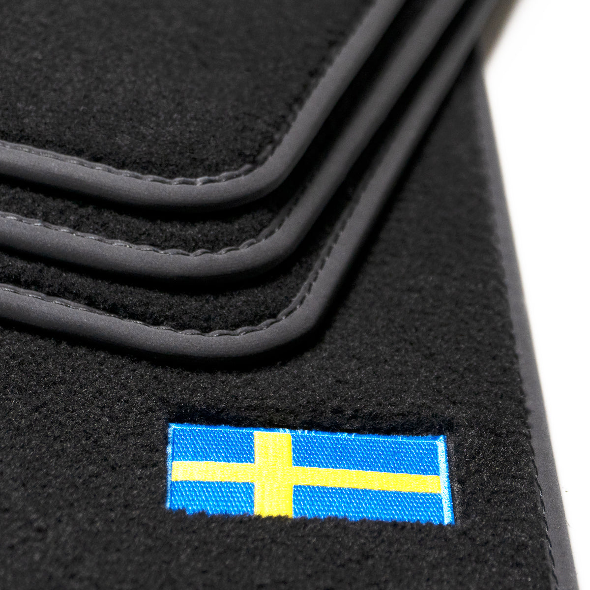 Volvo 940 960 (S90/V90) Velours Fußmatten – 1990-1998 – Flaggen-Logo