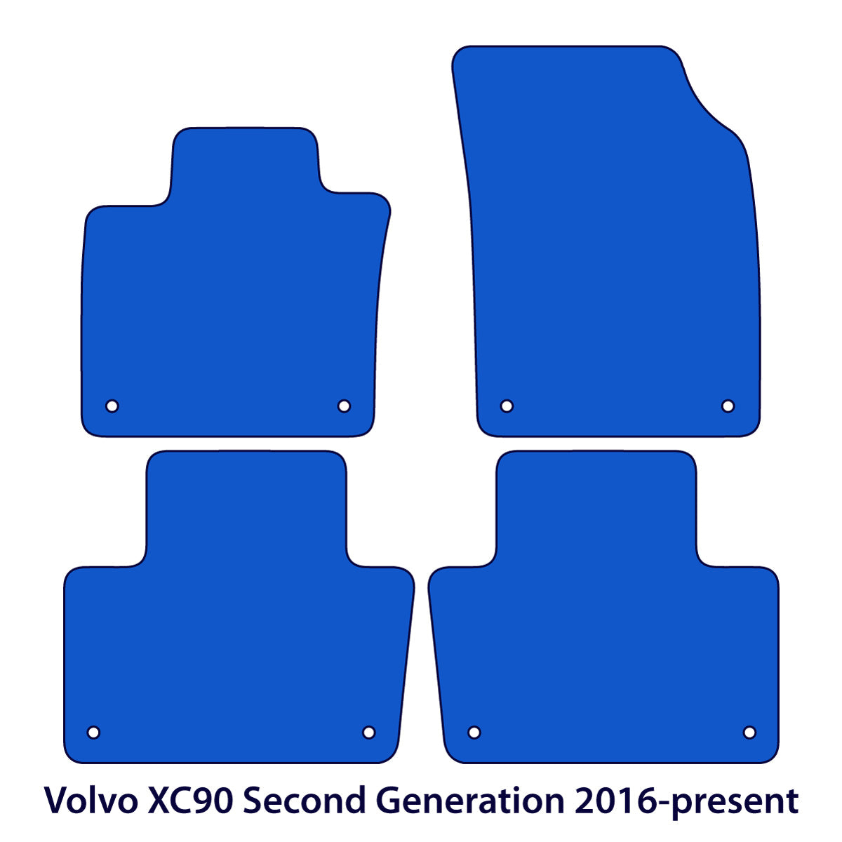 Car floor mats for Volvo models 2016-2022